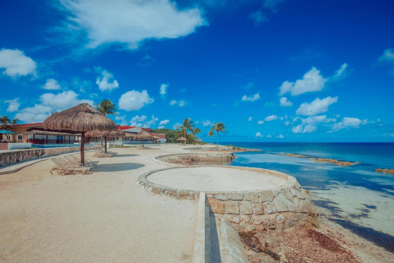 The Queen Of Cozumel Beach House -Luxury Beachfront Villa- Million Dollars View Exterior foto